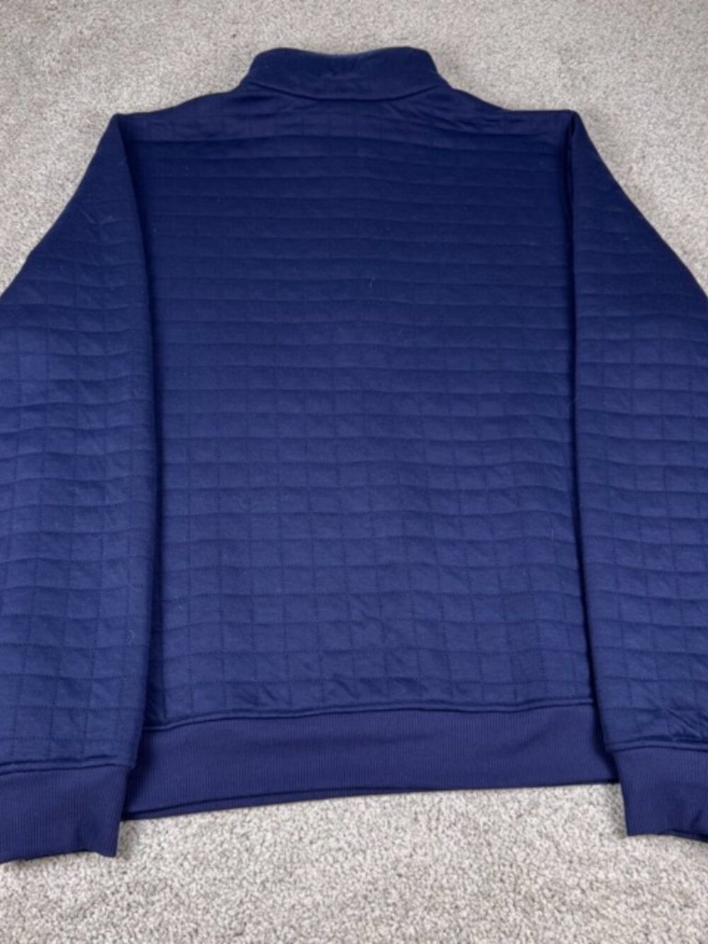 Marmot Mountain Works Sweatshirt Women's XL Blue Roice 1/2 Half Zip Quilted - Picture 8 of 9